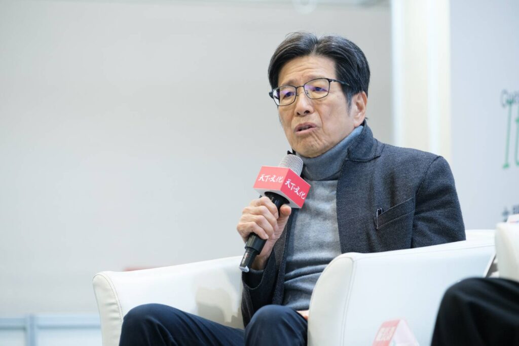 ▲公益平台文化基金會董事長嚴長壽說明了文化美學淨化人心的正面意義。（圖/書展基金會 提供）