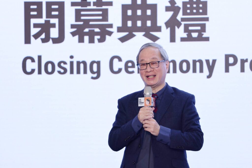 ▲文化部長李遠致詞時表達透過孩童看世界，眼界將是無限的寬廣。（圖/文化部 提供）