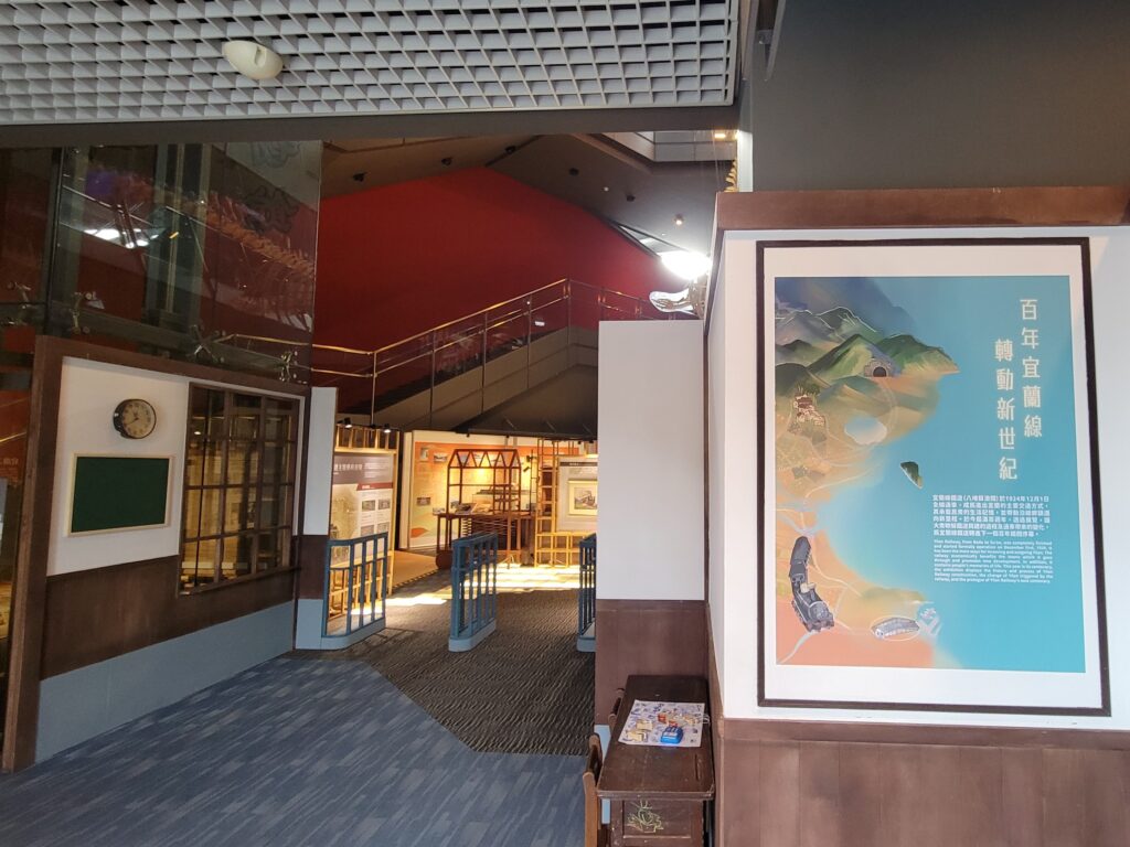 臺鐵公司與宜蘭縣立蘭陽博物館合作辦展。(圖/臺鐵提供)