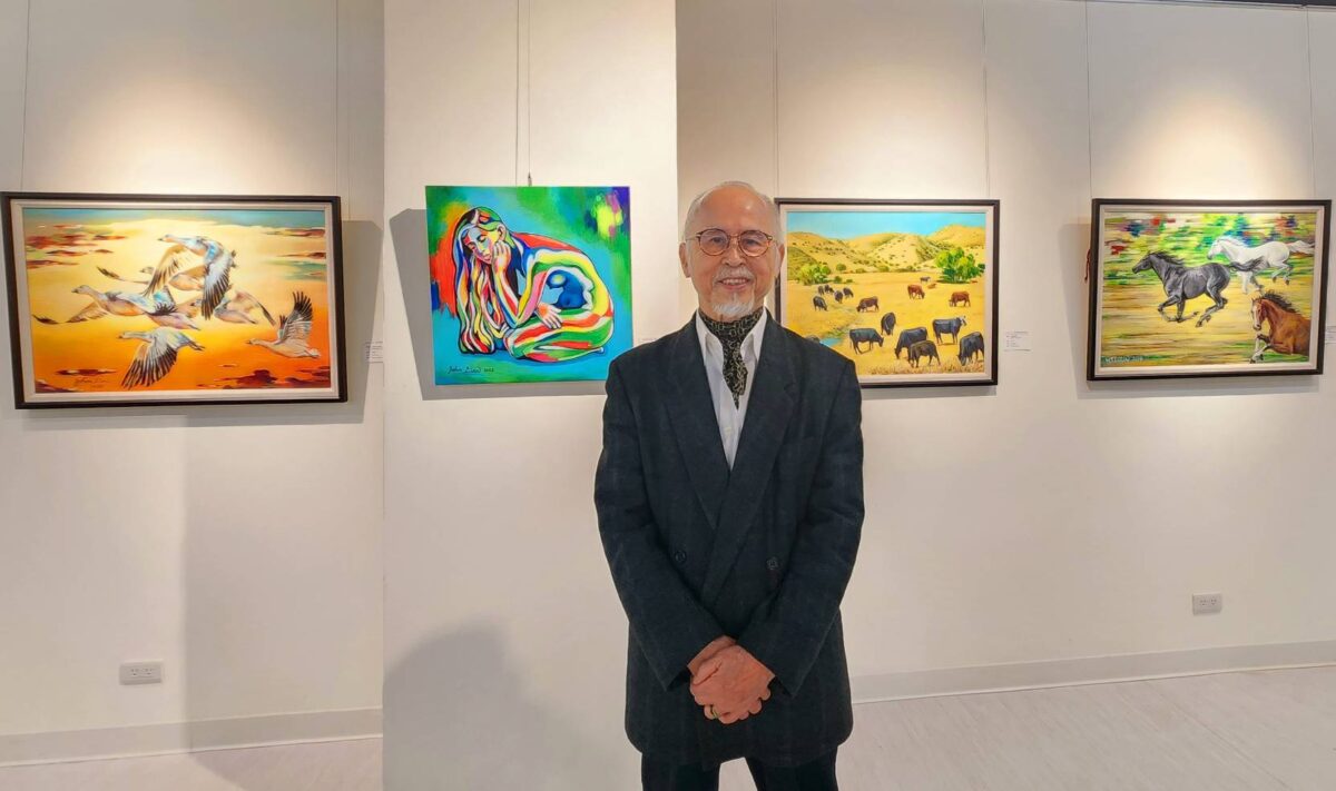 舞動色彩  展現熱情  廖武藏個展  以知性與溫度融入畫境  傳達美學正向生命力
