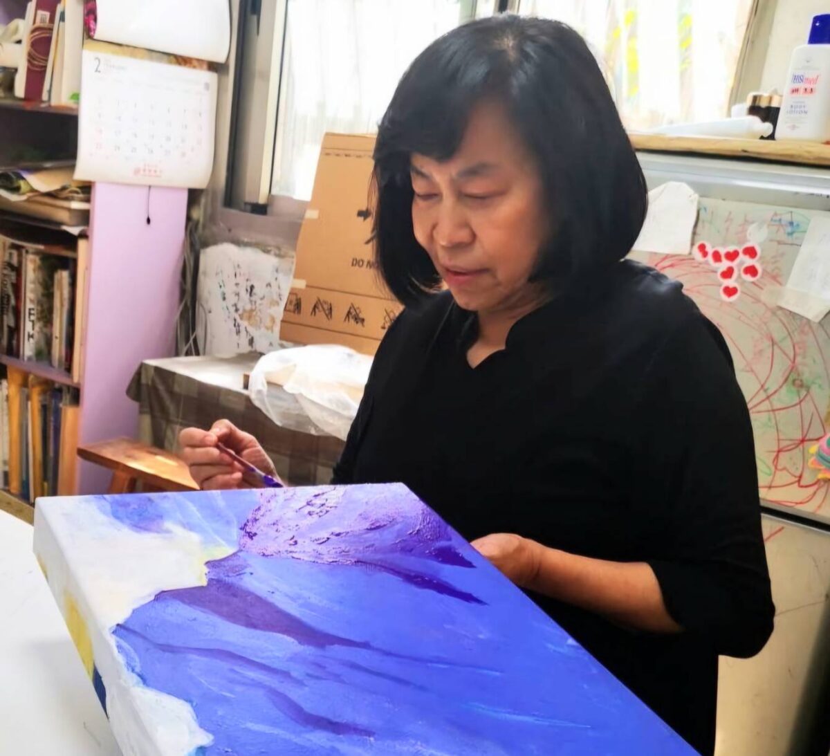 從幕後站至幕前  日本創作展  讓賴慕芬以飛梅述說傳奇故事