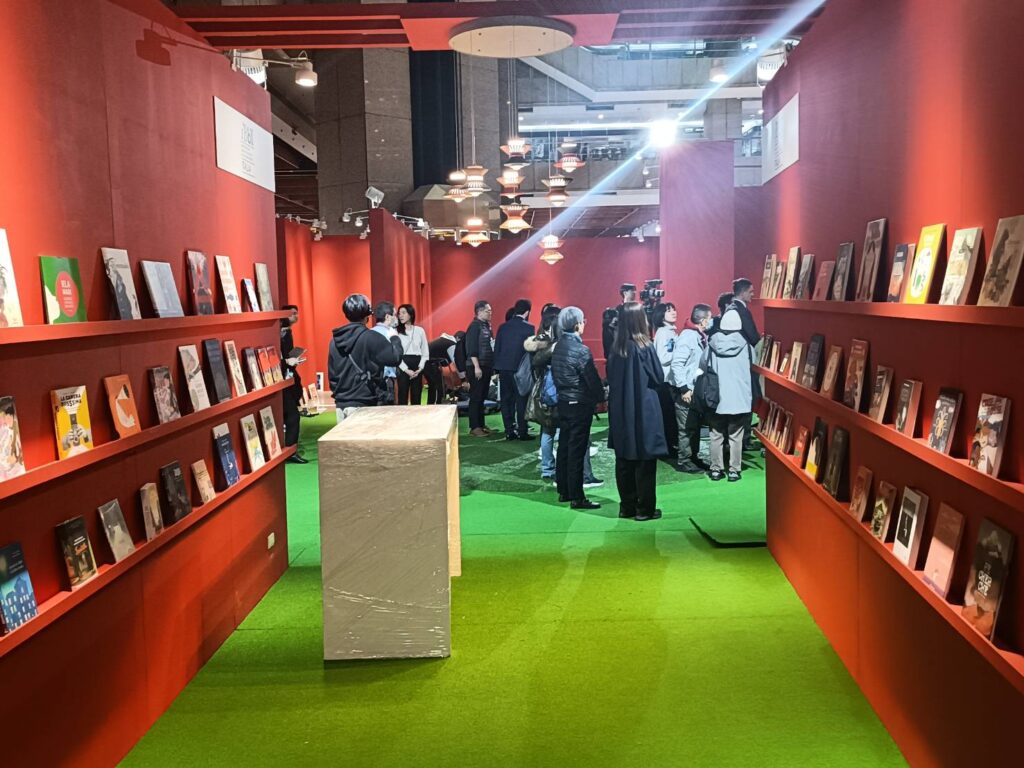 ▲義大利主題國展區，設計感十足。（記者 辛澎祥/攝）