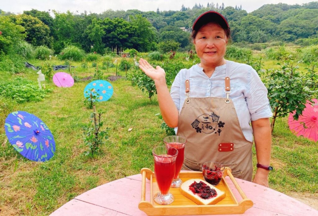 ▲新北市農村的賞櫻景點尚能享受到農民業者所提供的餐飲。(圖/新北市農業局 提供)