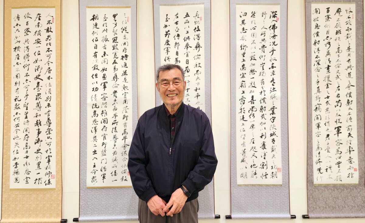 慢慢品味  深刻體會  陳國春八十書法回顧展  汲取歷代書家精髓展現自家風華  備受正面評價