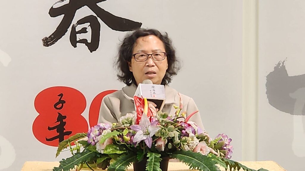 ▲國立中正紀念堂管理處代理處長張惠珠表示，中正紀念堂藝文展演平台角色，將呈現如陳國春老師精湛作品的質感，進而引起社會共鳴。（記者 辛澎祥/攝）