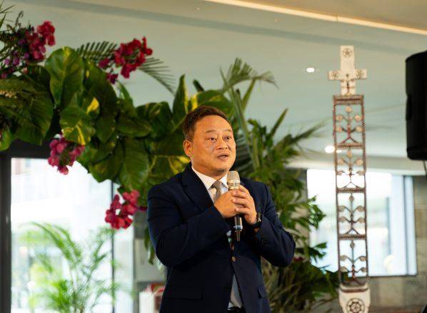 ▲史前館館長蔡政良強調史前館扮演多元文化融合角色,使此展備受重視。(圖/文化部 提供)