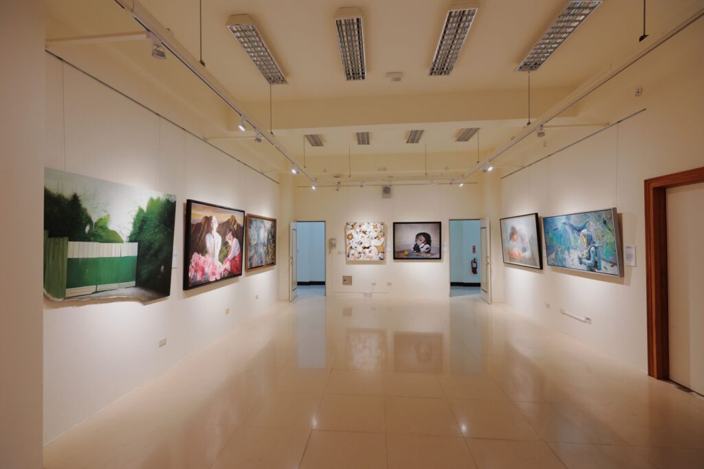 虎山藝術館1樓展覽室一隅。（圖/國父紀念館提供）