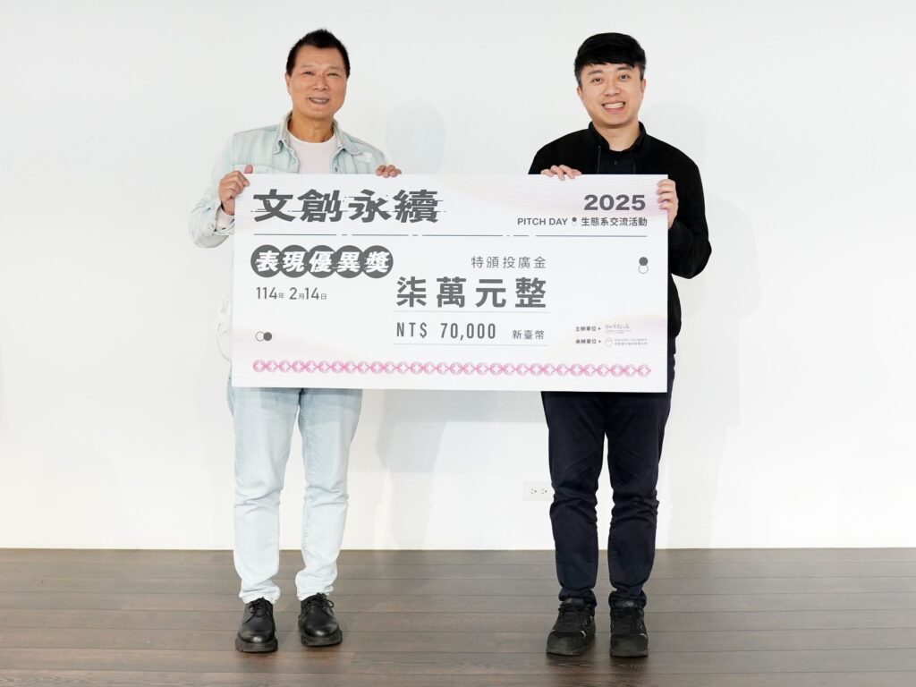 ▲台北市文化局長蔡詩萍（左）與獲選團隊合影留念。（圖/台北市文化局 提供）