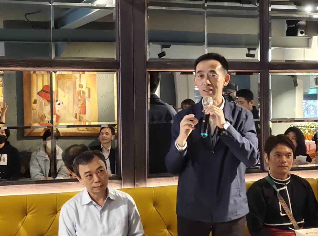 國父紀念館館長王蘭生表示，中山先生早已不知不覺融入日常生活。（記者 陳安婷/攝）