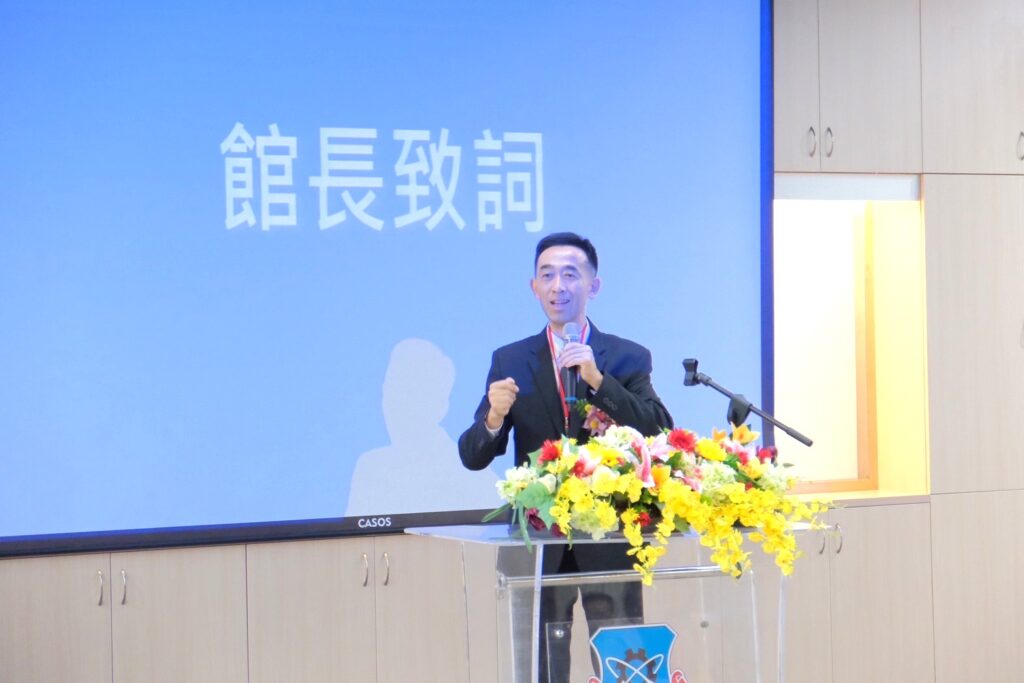 國父紀念館王蘭生館長致詞。(圖/國父紀念館提供)