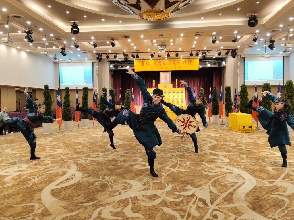 蒙古藝文表演活動,凝聚在臺蒙古族人,延續文化的傳承與交流。(記者 陳安婷/攝)