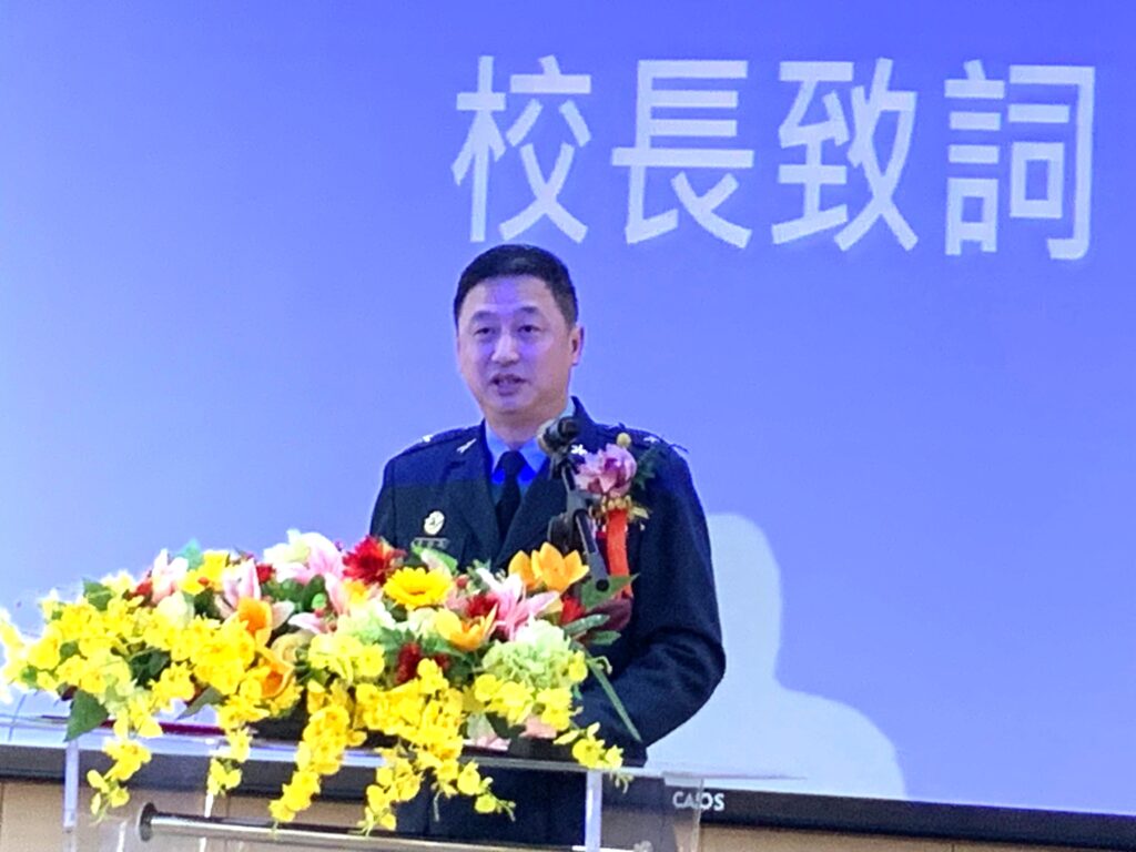 空軍航空技術學院李瀚鼎校長致詞。(圖/國父紀念館提供)