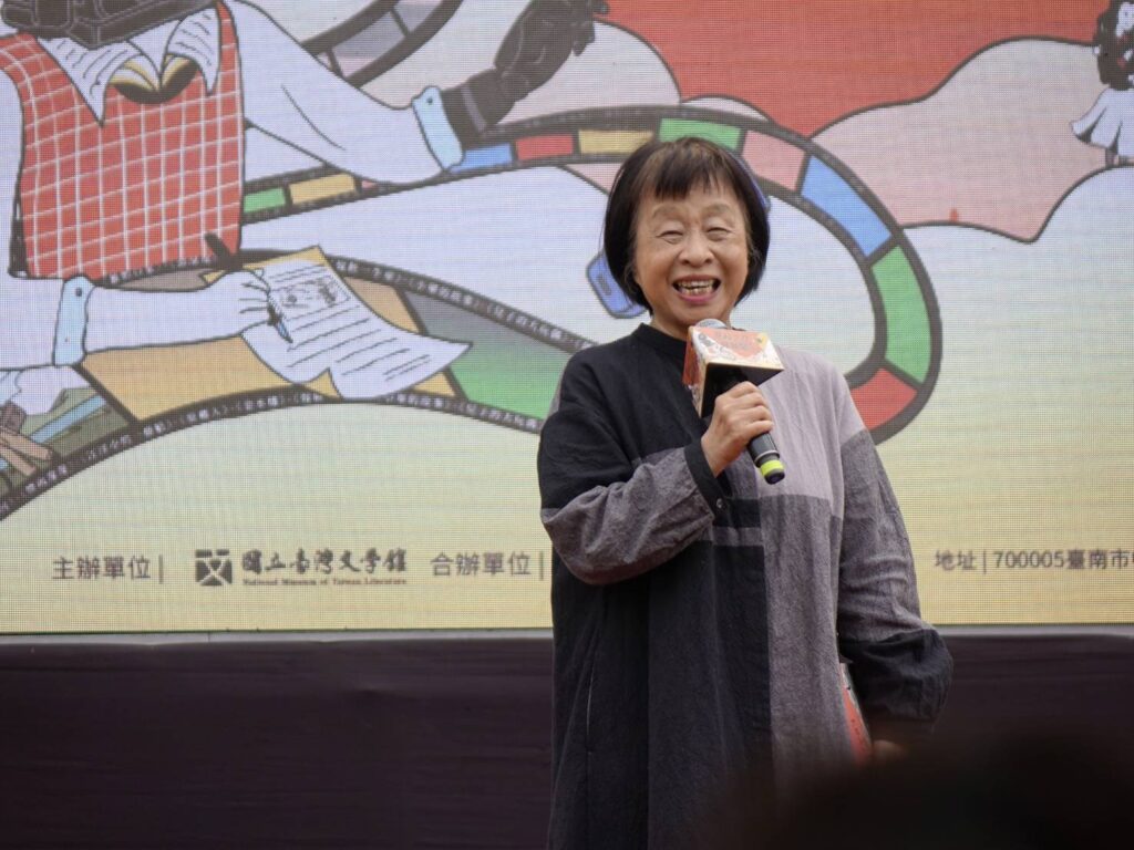 ▲知名作家李昂對參與此活動表達極高的興緻。（圖/臺文館 提供）
