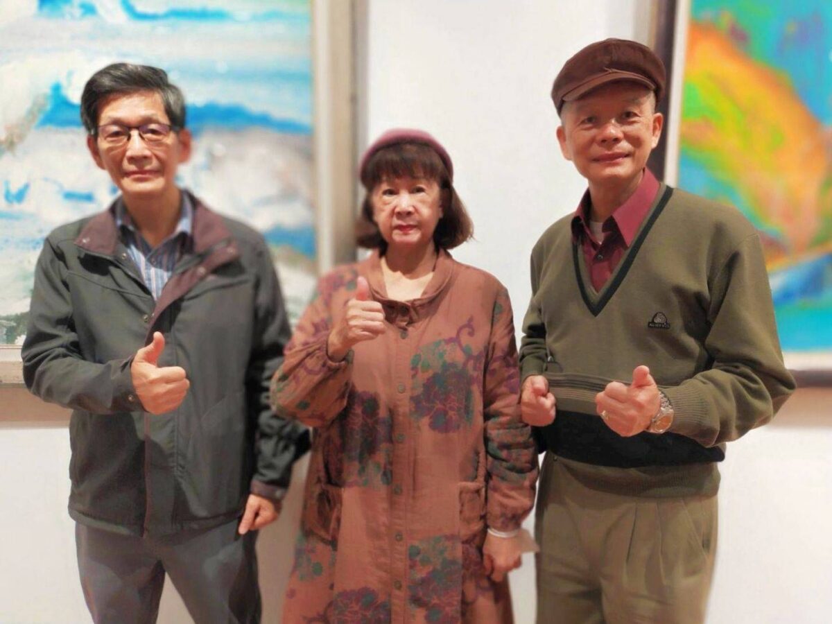探索當代藝術  創作自我超越  蔡玉葉姐弟三人展  呈現筆觸的真情質感與快意自在