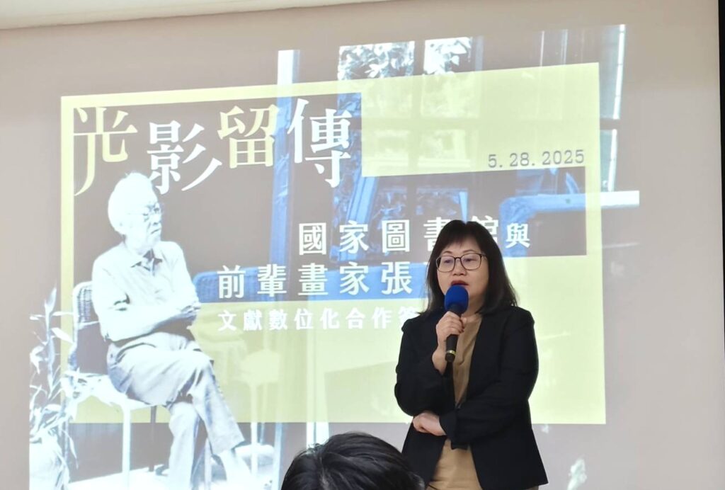 張萬傳家屬黃秋菊女士對合作案充滿感謝。（記者 陳安婷/攝）