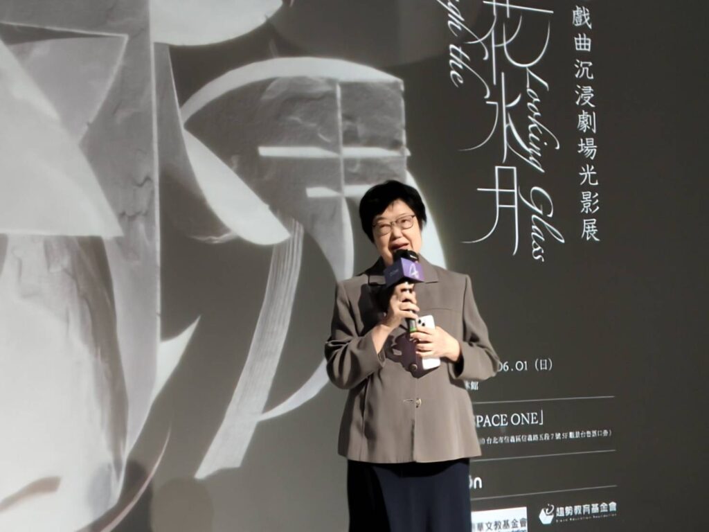 藝術總監王安祈老師的作品，讓國光有了屬於台灣自己新編的劇。（記者陳安婷/攝 ）