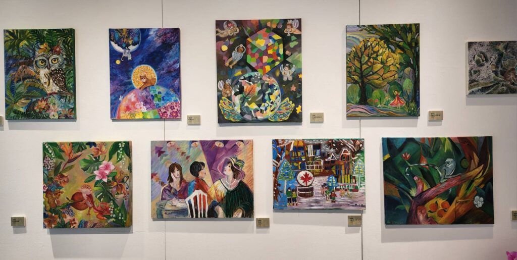 ▲參展作品所呈現出的深邃內涵與豐沛面貌，格外受到注意與重視。（記者 辛澎祥/攝）
