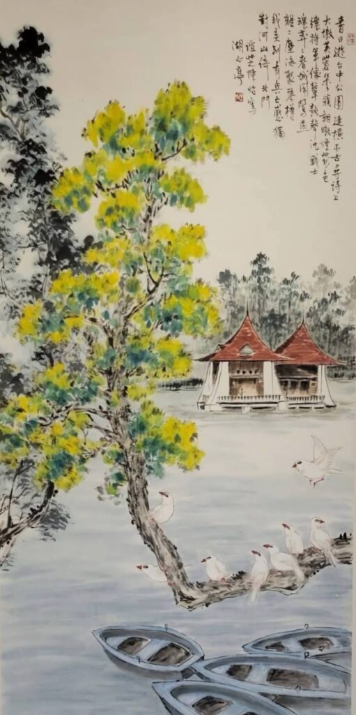 ▲臺中市自怡書畫學會會員聯展，備受期待。（圖/南投文化局 提供）