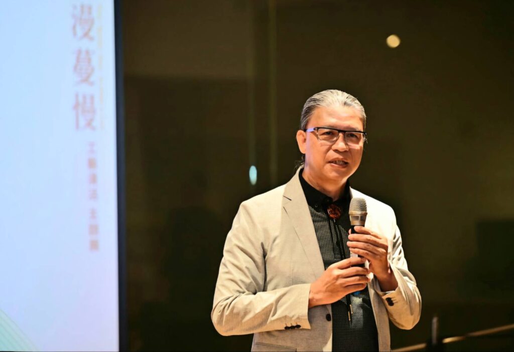 ▲工藝中心主任陳殿禮致詞時表達對工藝漫活主題展的高度重視與期待。(圖/工藝中心 提供)