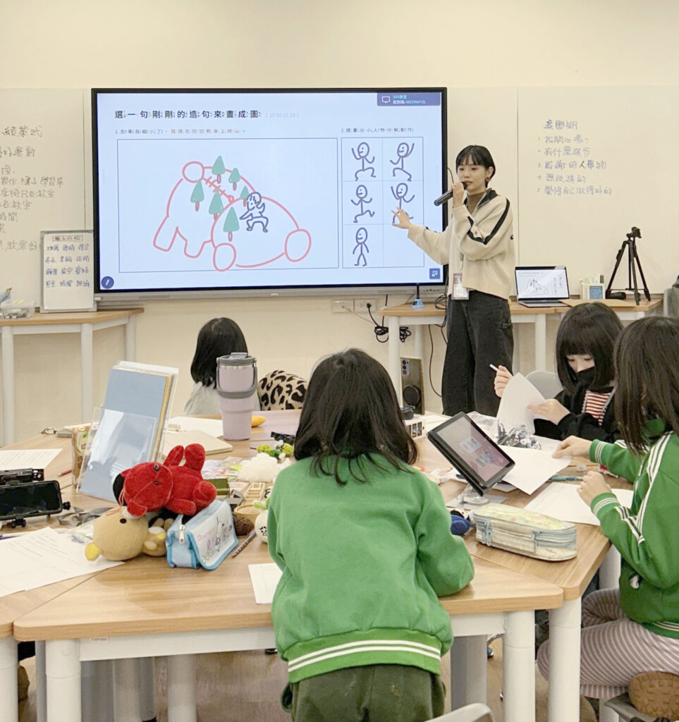 網路創作者「5cm小人物の日常」的國美老師，帶領親子創作精緻有趣的逐格動畫。（圖/國家攝影文化中心提供）