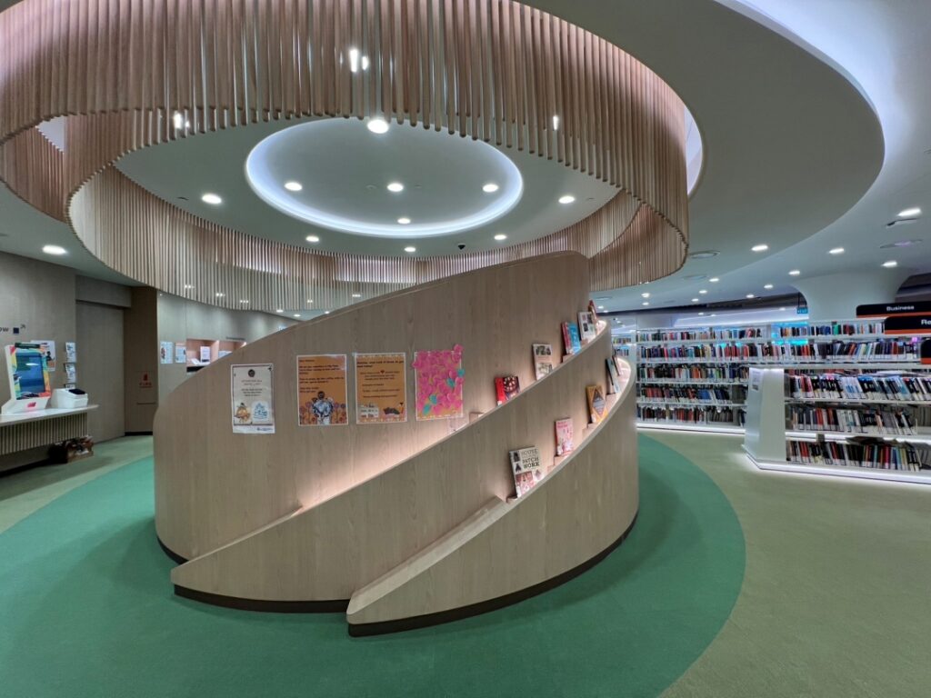 蔡厝港公共圖書館。（圖/文化局提供）