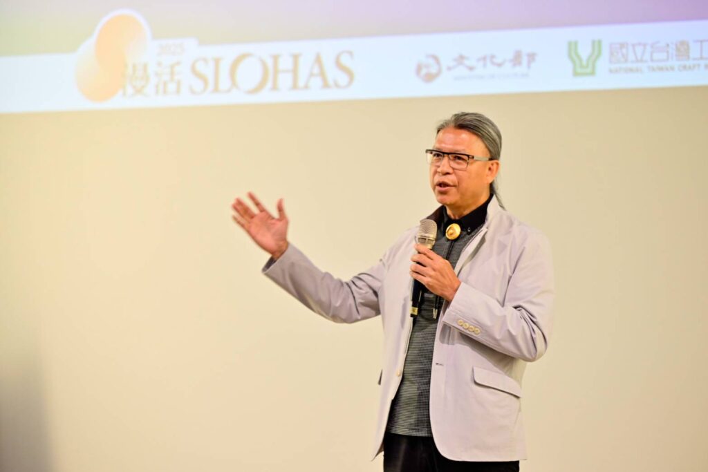 ▲工藝中心主任陳殿禮說明台語工藝詞庫網站設立的意義與文化功能。(圖/工藝中心 提供)