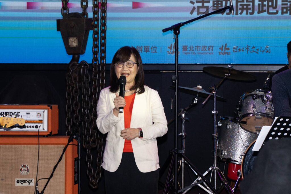 ▲臺北市副市長林弈華致詞時表達對臺北音樂活動的支持與參與的立場。（圖/臺北市文化局 提供）