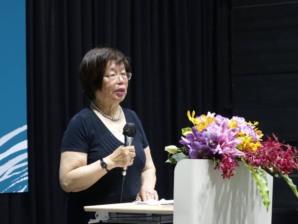 ▲周安儀女士致詞。(圖/臺文館 提供)