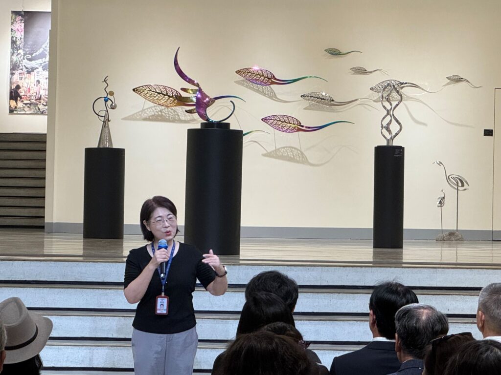 文化局長陳佳君出席開幕，邀請民眾把握展期欣賞郭國相作品。（圖/文化局提供）