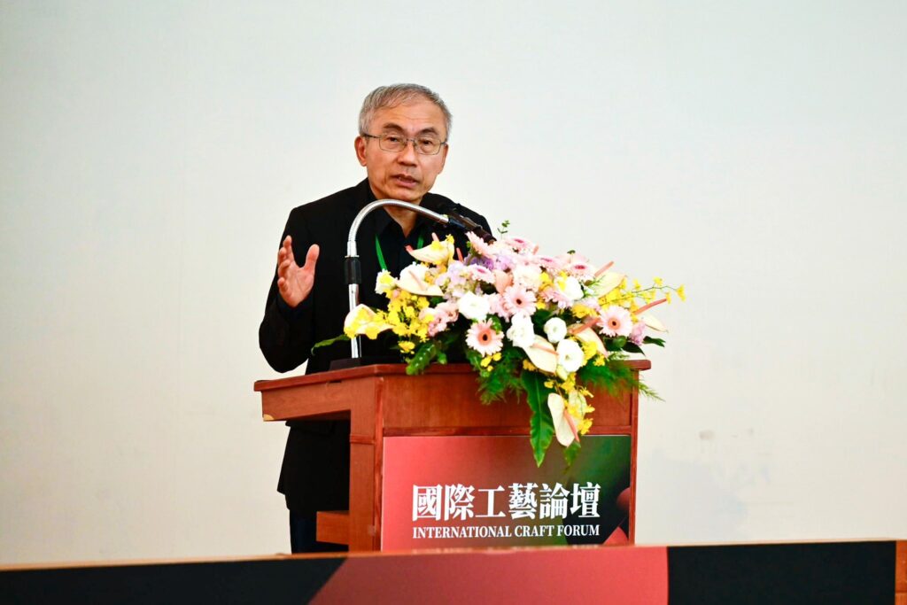 ▲文化部文資局局長陳濟民亦強調從文化資產的角度來看工藝發展的歷程，民眾以工藝的生活美學來強化生命質感是值得推廣的。（圖/工藝中心 提供）