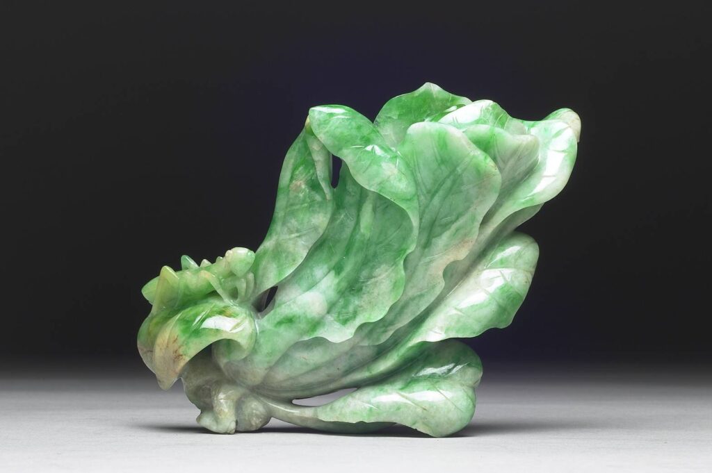 ▲故宮將展出翠玉小白菜古物。（圖/故宮 提供）