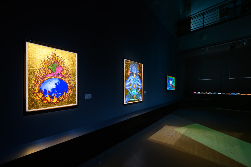「虛迷山」展覽現場。（圖/國立臺灣美術館提供）