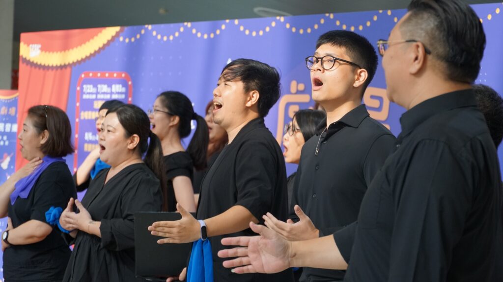 常民音樂會由台中市內合唱團打頭陣帶來精采曲目。（圖/大墩文化中心提供）