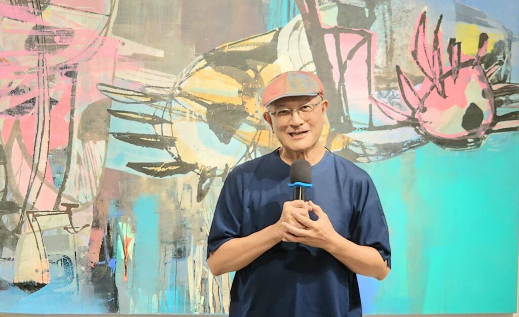▲郭博州教授在開幕式上致詞表達感謝，並從20歲談到60多歲的創作心境與歷程，美麗畫面從腦際到眼前，讓人十分感動。（記者 詹佳綺/攝） ▲郭博州教授在開幕式上致詞表達感謝，並從20歲談到60多歲的創作心境與歷程，美麗畫面從腦際到眼前，讓人十分感動。（記者 詹佳綺/攝）