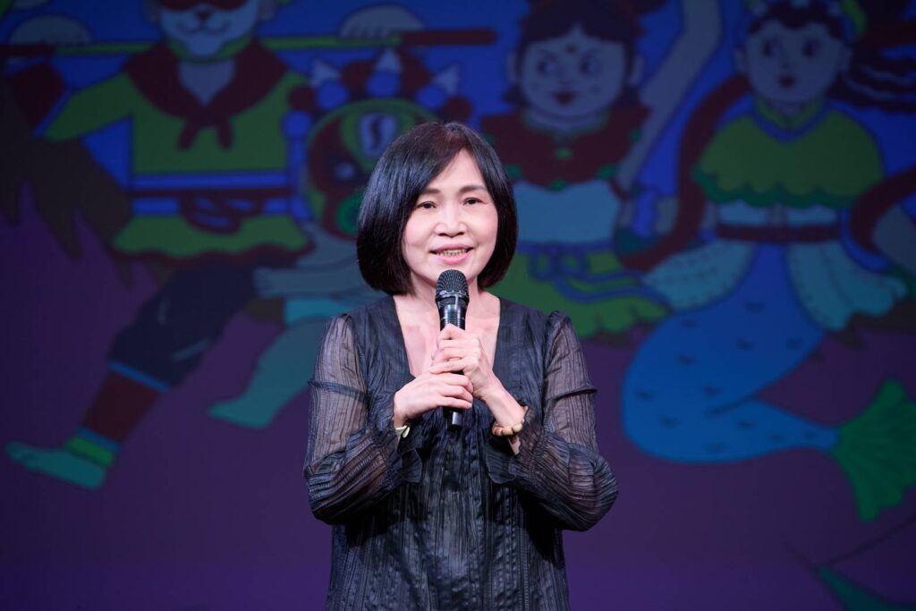 ▲傳藝中心主任陳悅宜致詞時表達對推動兒童戲曲劇團的發展與扶植,感到是一份堅定的使命感。(圖/傳藝中心 提供)