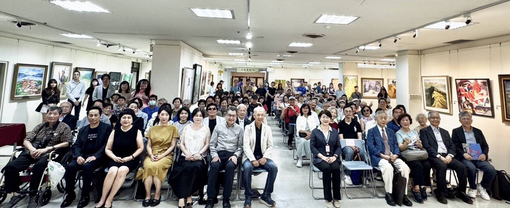 創新傳承  永續發展  第49屆全國油畫展臺中盛大開幕  油畫家齊聚  展現創作多元豐沛面貌