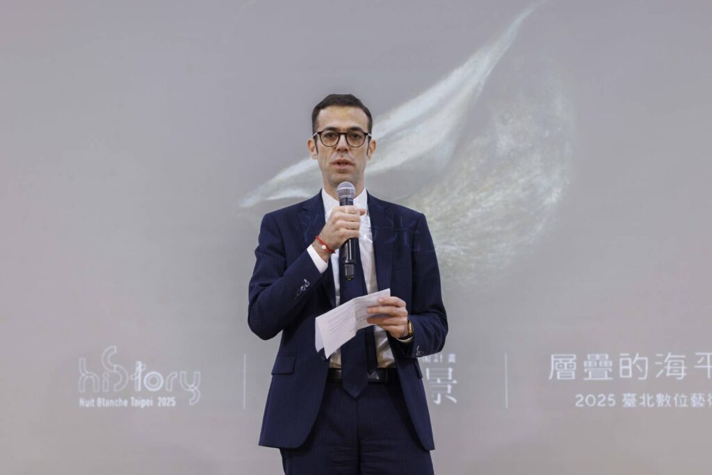 ▲法國在臺協會主任龍燁對能參與藝術盛事，感到相當榮幸。（圖/臺北市文化局 提供）