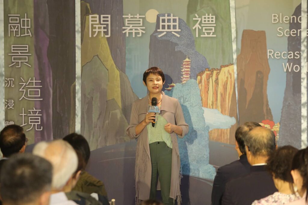▲文化部藝發司司長周雅菁認為，運用科技呈現藝術展演的豐沛面貌，是文化與科技融合後的重大豐碩成果。（圖/史博館 提供）