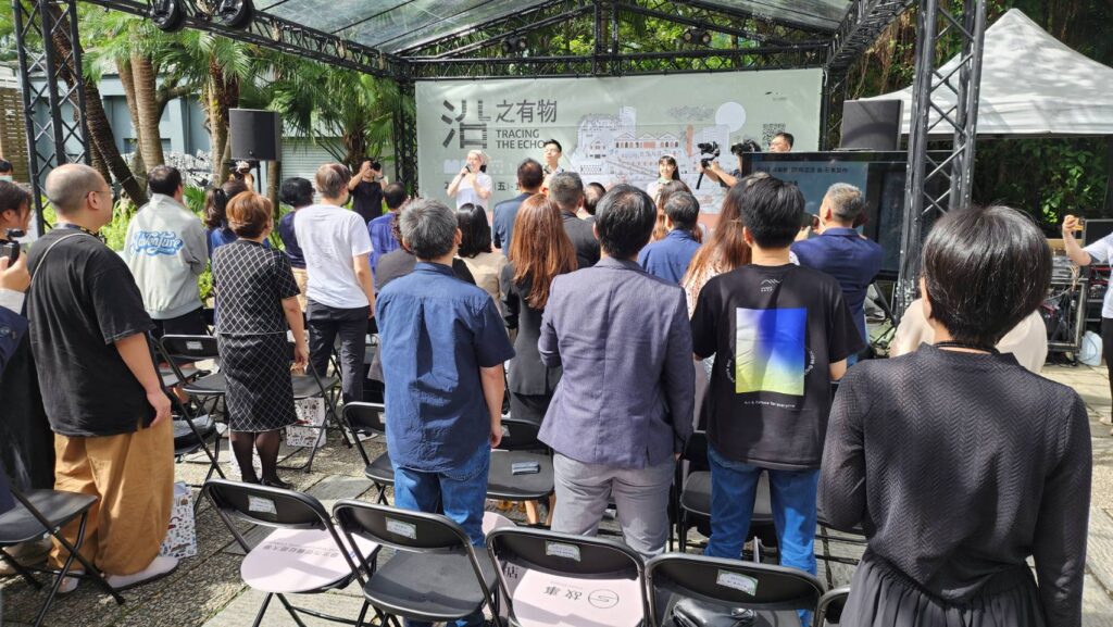 ▲活動的開場演出帶來台上台下互動熱絡的場面。（記者 辛澎祥/攝）