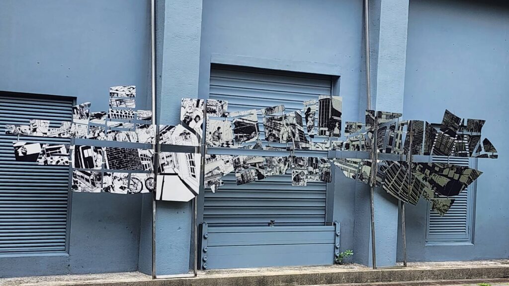 ▲國內外藝術家參與製作的展出作品，與活動主題緊緊扣在一起。（記者 辛澎祥/攝）
