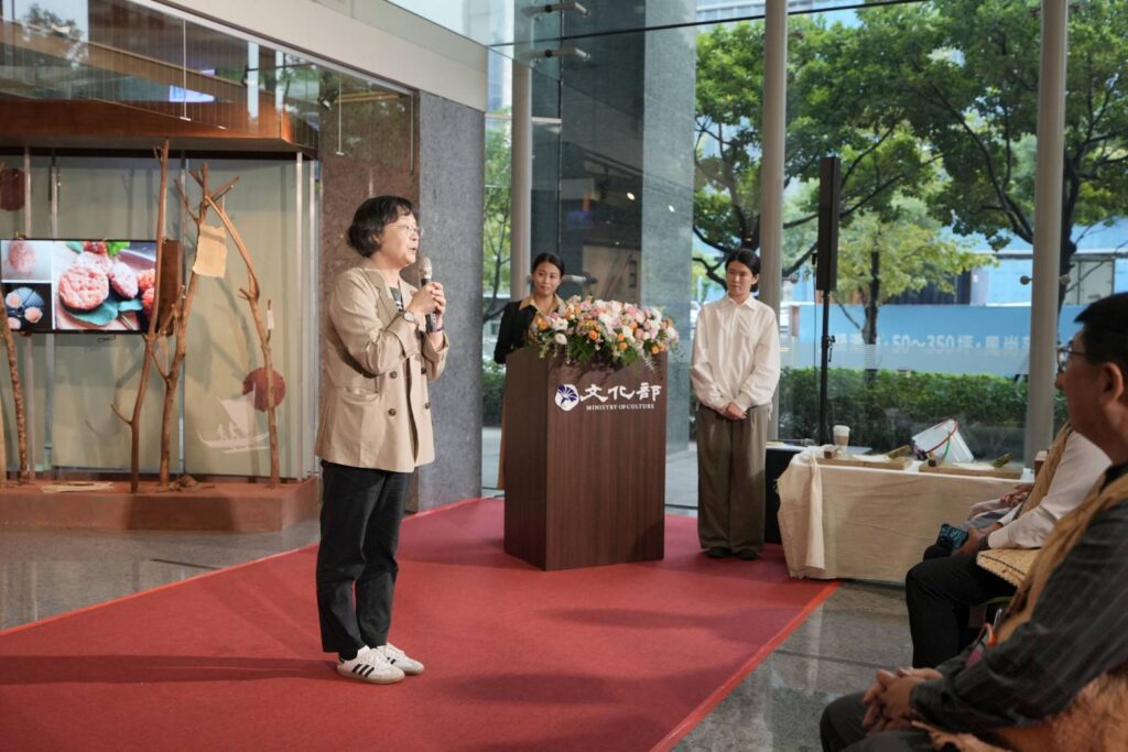▲文化部常務次長徐宜君致詞時表達對此展的推崇與期待。（圖/文化部 提供）