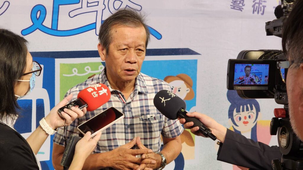 ▲臺灣歌仔戲推廣基金會董事長林茂賢認為，透過有趣的故事讓兒童歌仔戲呈現多彩豐富的內涵。（記者 辛澎祥/攝）