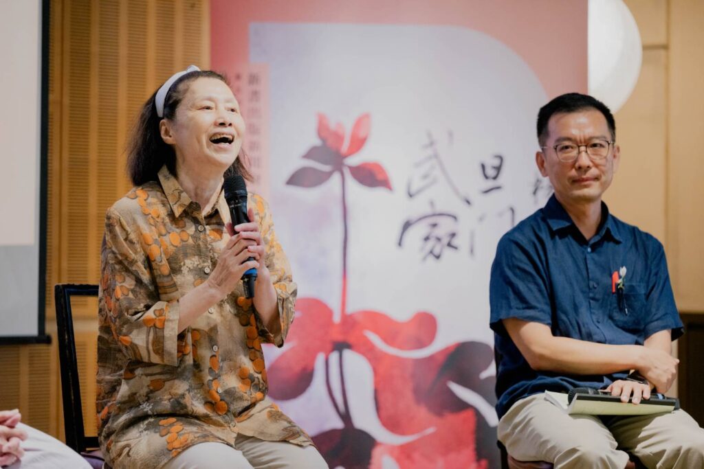▲作者分享出書創作過程,現場氣氛融洽且輕鬆。(圖/臺北市文化局 提供)