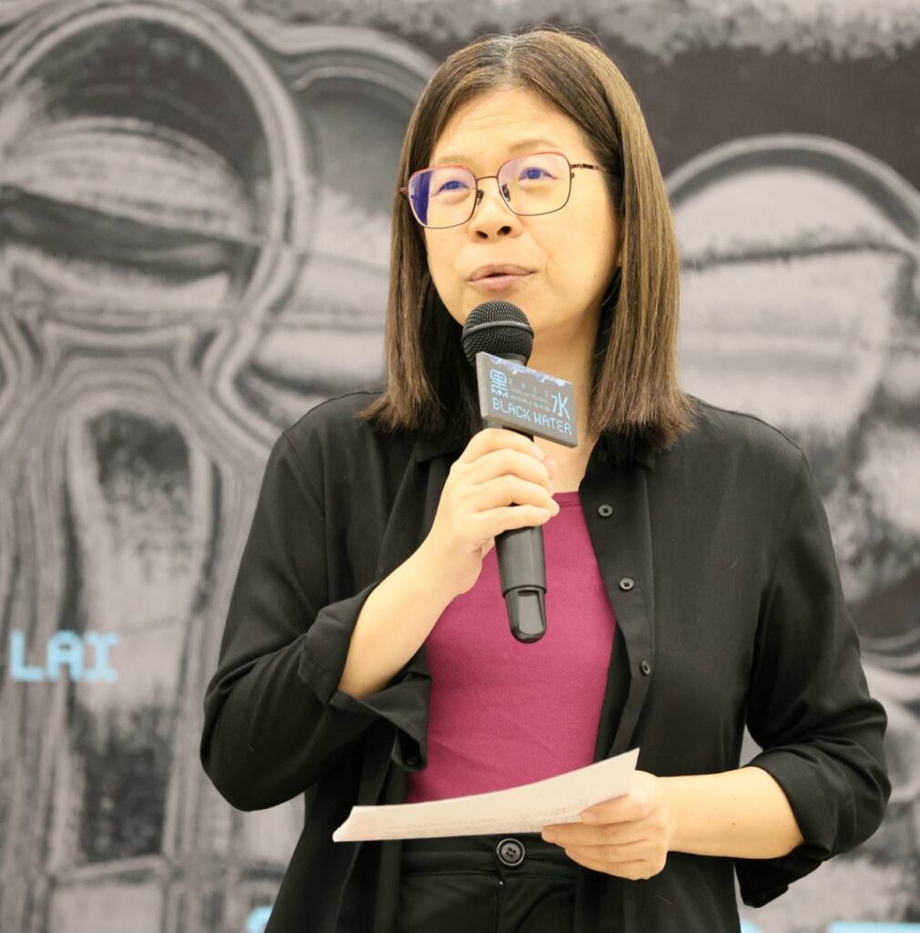 ▲國美館館長陳貺怡致詞時表達對臺灣美術雙年展活動的高度重視。（圖/國美館 提供）