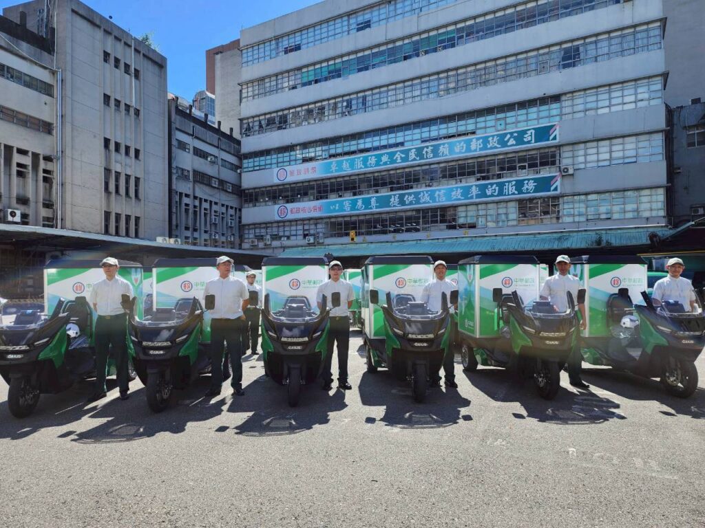 ▲中華郵政電動三輪機車的啟用,受到市場的高度肯定。(圖/中華郵政 提供)