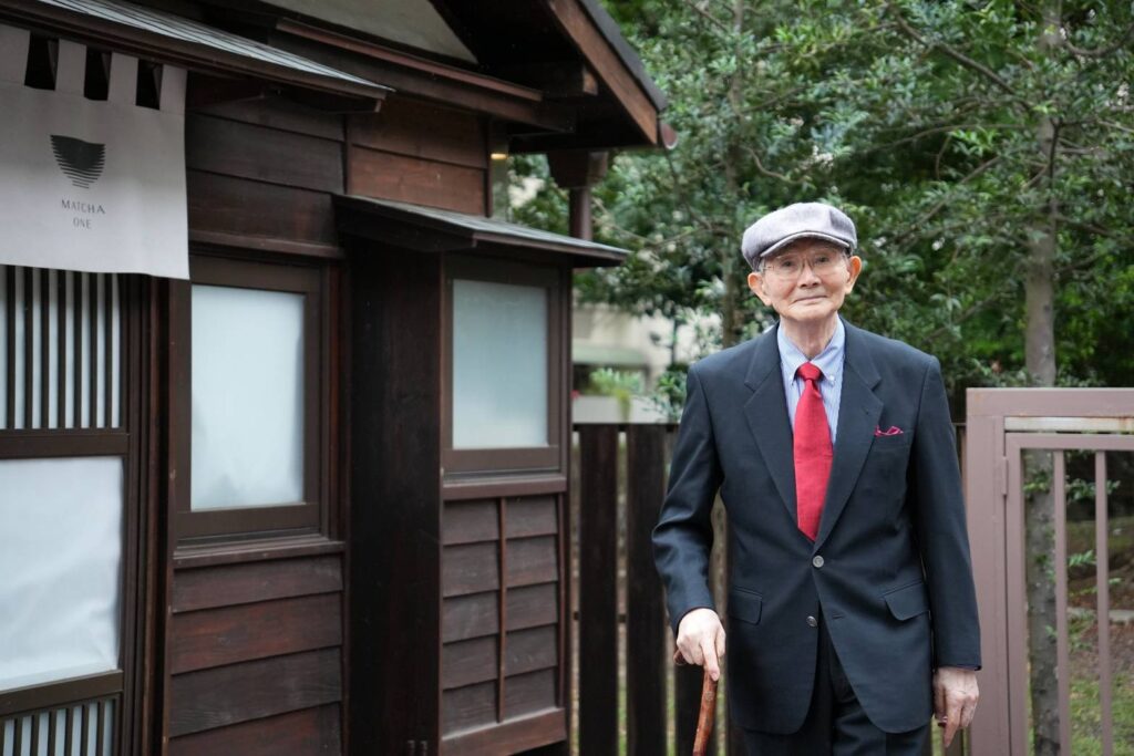 ▲高齡95歲的新元曾於1940年代入住臺灣文學基地,是第一代的原住戶。(圖/臺文館 提供)