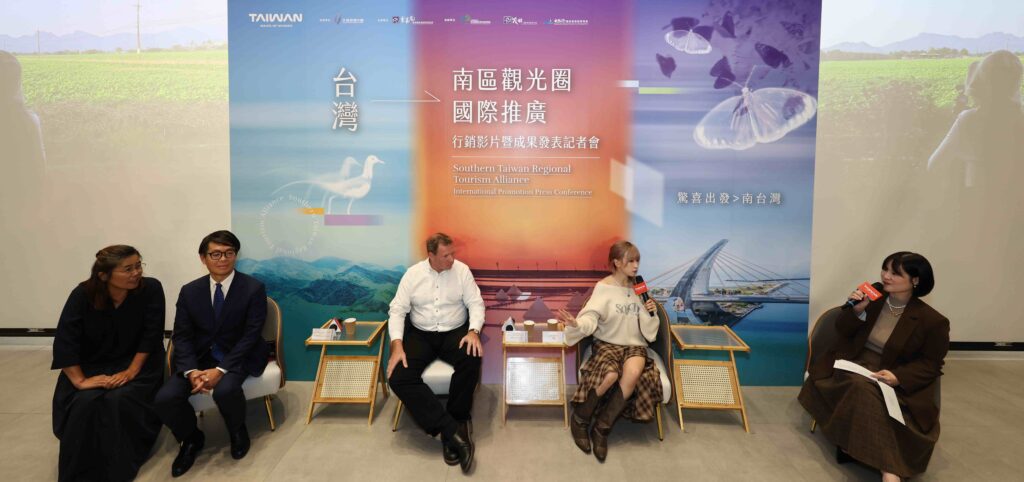 ▲來台旅遊駐點的國際人士，在座談上分享在台旅遊的美好經驗。（圖/觀光署 提供）