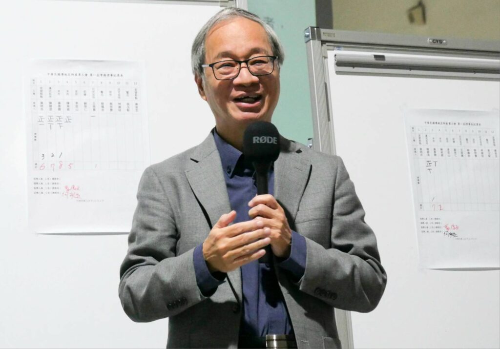 ▲文化部長李遠致詞時表達對陳順添匠師擔任首屆工會理事長的道賀。（圖/文化部 提供）