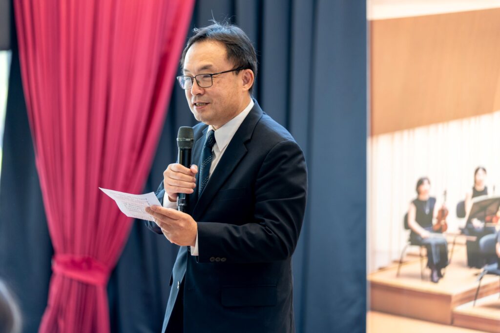 國臺交團長歐陽慧剛表示，國臺交不只是歷史的見證者，更是參與者與書寫者。（圖/文化部提供）