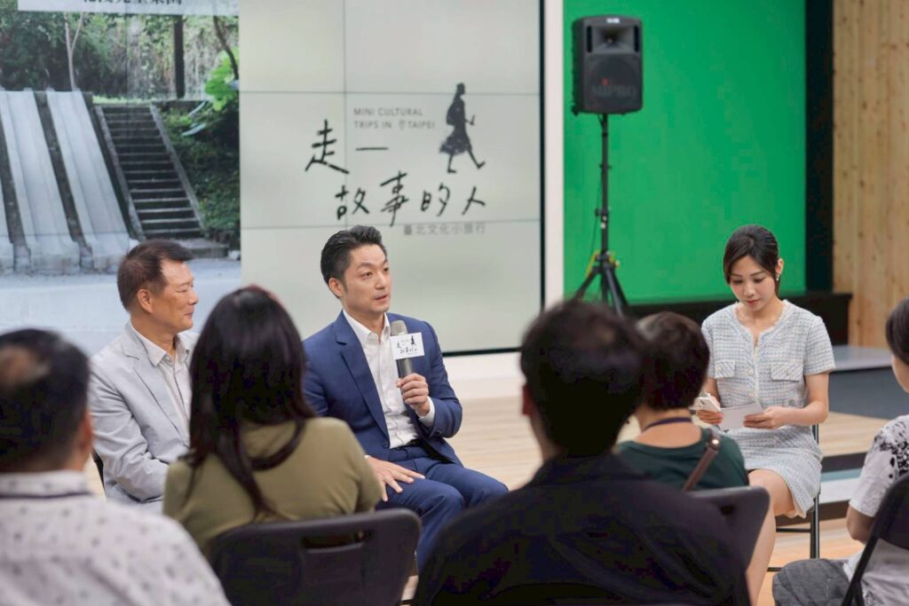 ▲臺北市長蔣萬安（中）強調五大文化面向所彰顯臺北城市氣象的特質與優越性。（圖/臺北市文化局 提供）